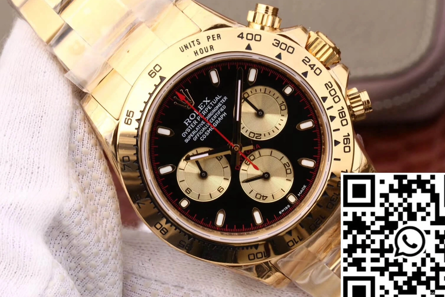 Rolex Factory Dial JH Cosmograph Black M116508-0009 Daytona 0102